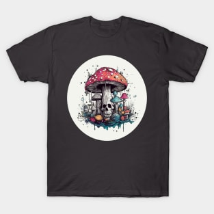 Mushroom Skull T-Shirt